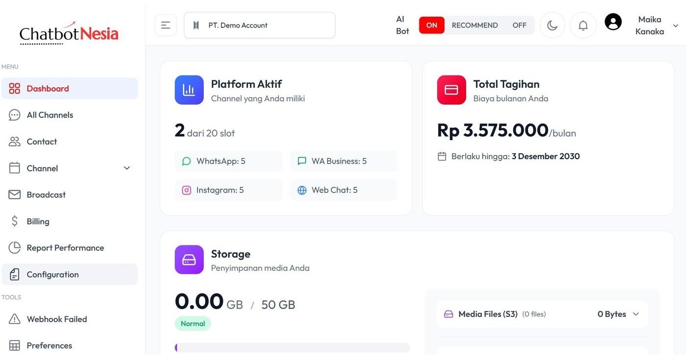 Masuk ke Configuration