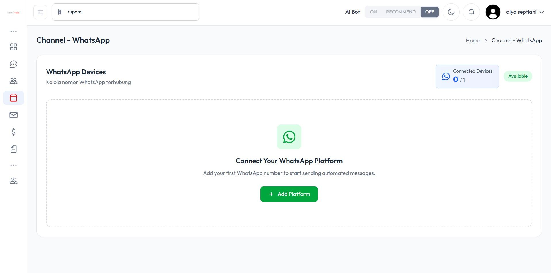 Add Platform