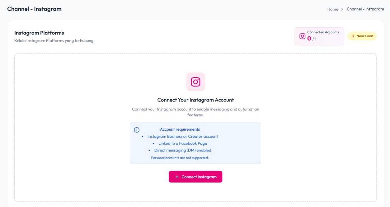 Connect Instagram