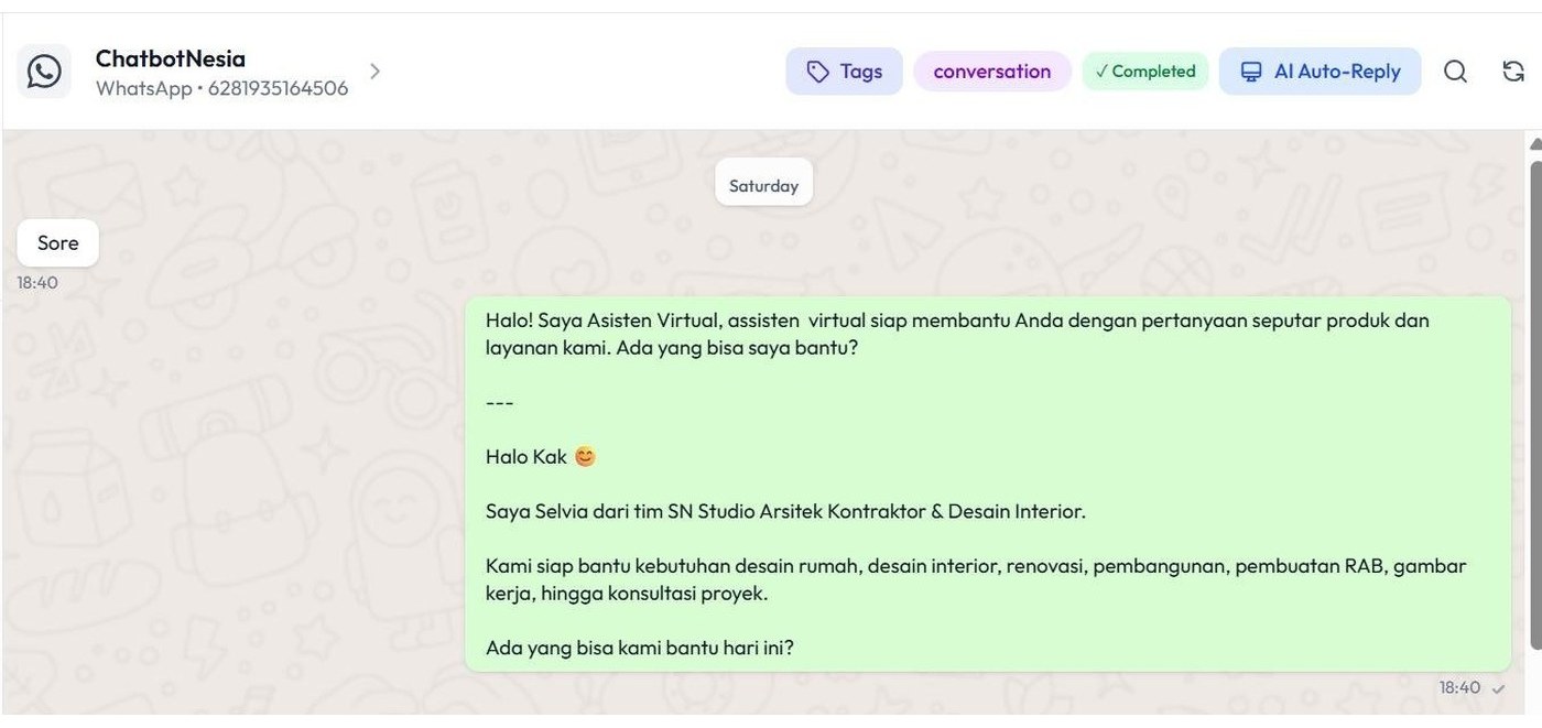 Pilih menu General