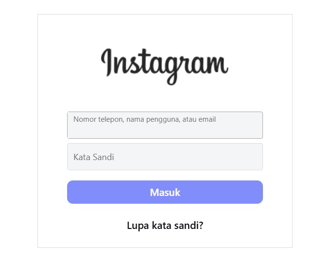 Login Instagram
