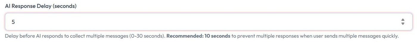 AI Response Delay