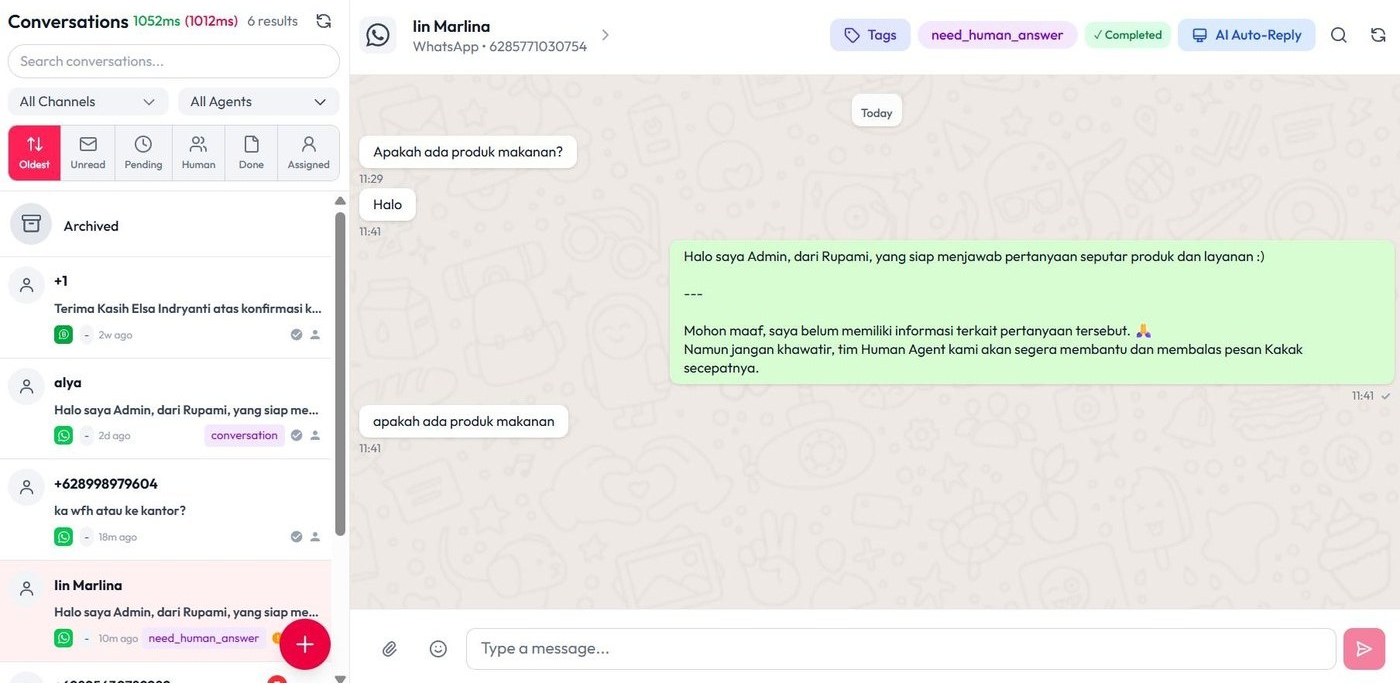 Tentukan kondisi dan simpan