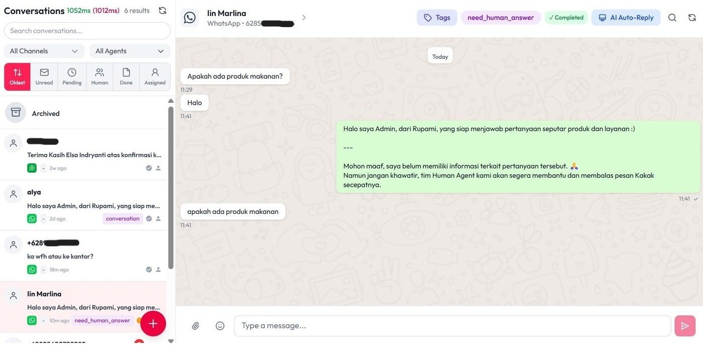 Tentukan kondisi dan simpan