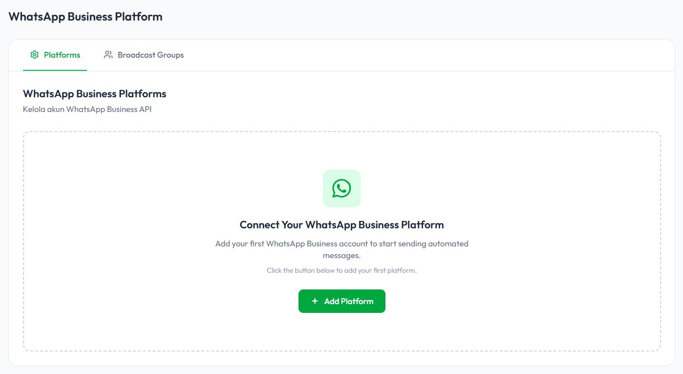 Klik Add Platform