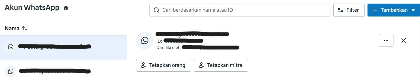Salin WABA ID